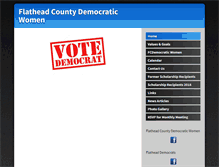Tablet Screenshot of fcdemocraticwomen.com